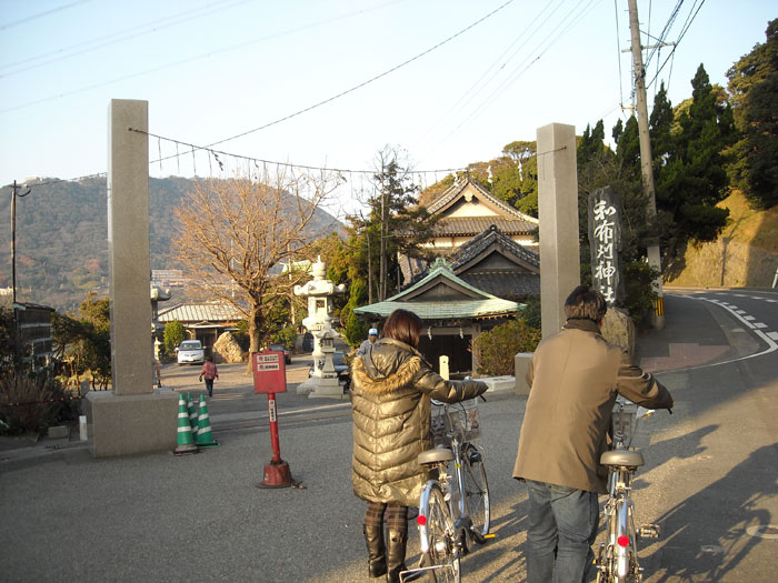 関門トンネル人道を歩いてきました。その３和布刈神社