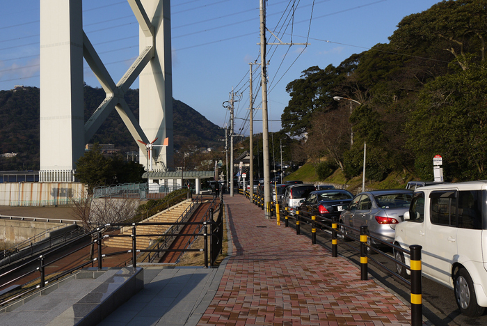 関門トンネルを通って司港レトロまで歩いてきた。
