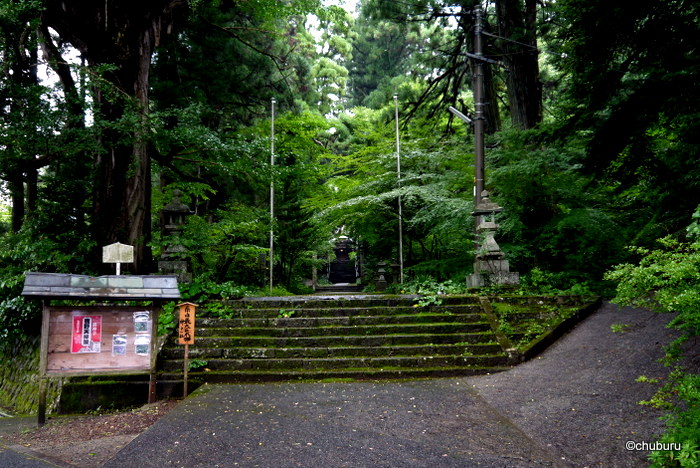平成の日本の名水百選清流通りを訪ねて　その２二所山田神社の巨木群