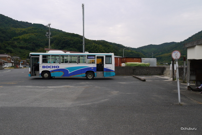 笠戸島に行ってきた。その４バスの終点は静かな漁港でした。