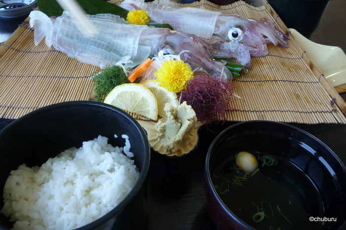 佐賀県の伝説と世界遺産を訪ねる旅　その２いかの活造りを食べてきたよ。