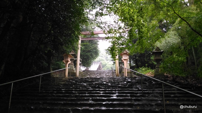 雨降りの中 ZenFone MAXで撮影した山口大神宮の内宮・外宮