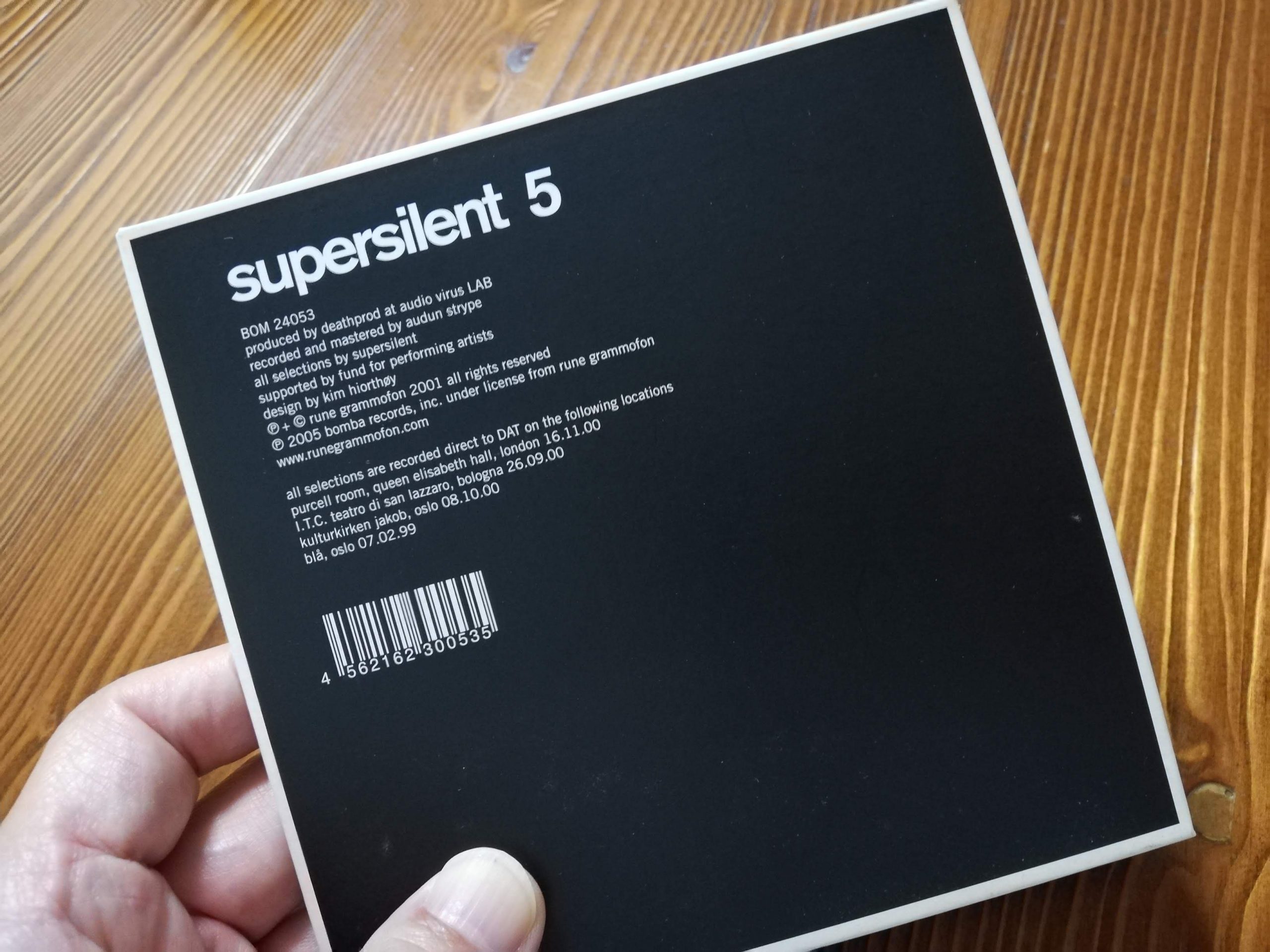 棚からひとつつかみ#1 “Supersilent 5”